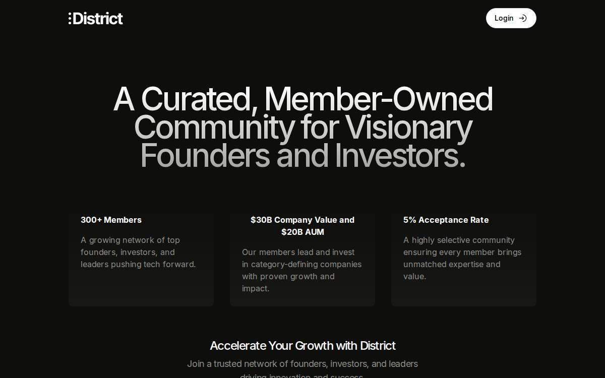 District website preview