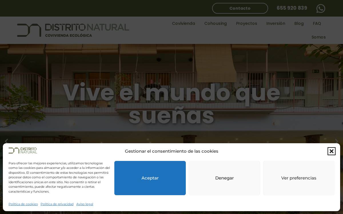 Distrito Natural website preview