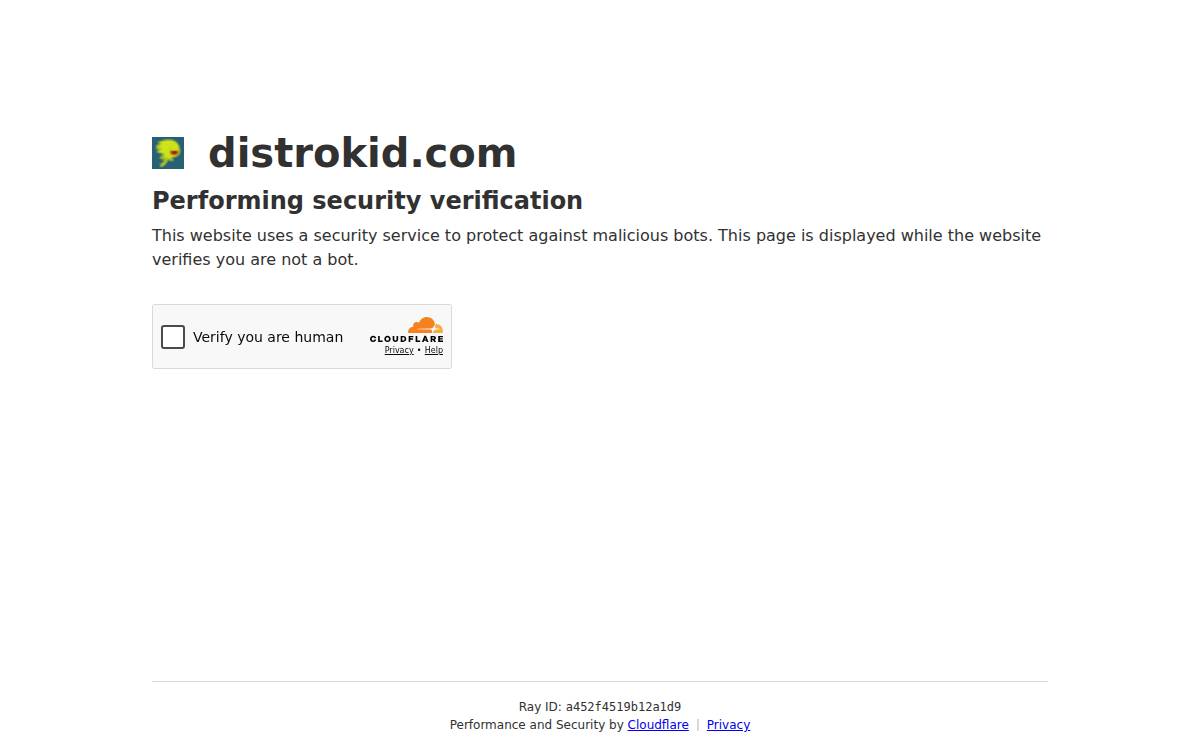 DistroKid website preview