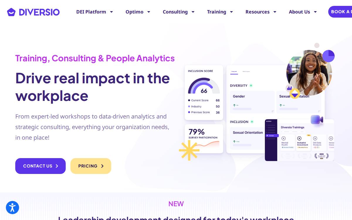Diversio website preview