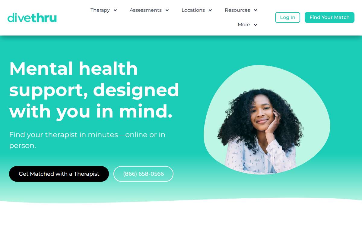 DiveThru website preview