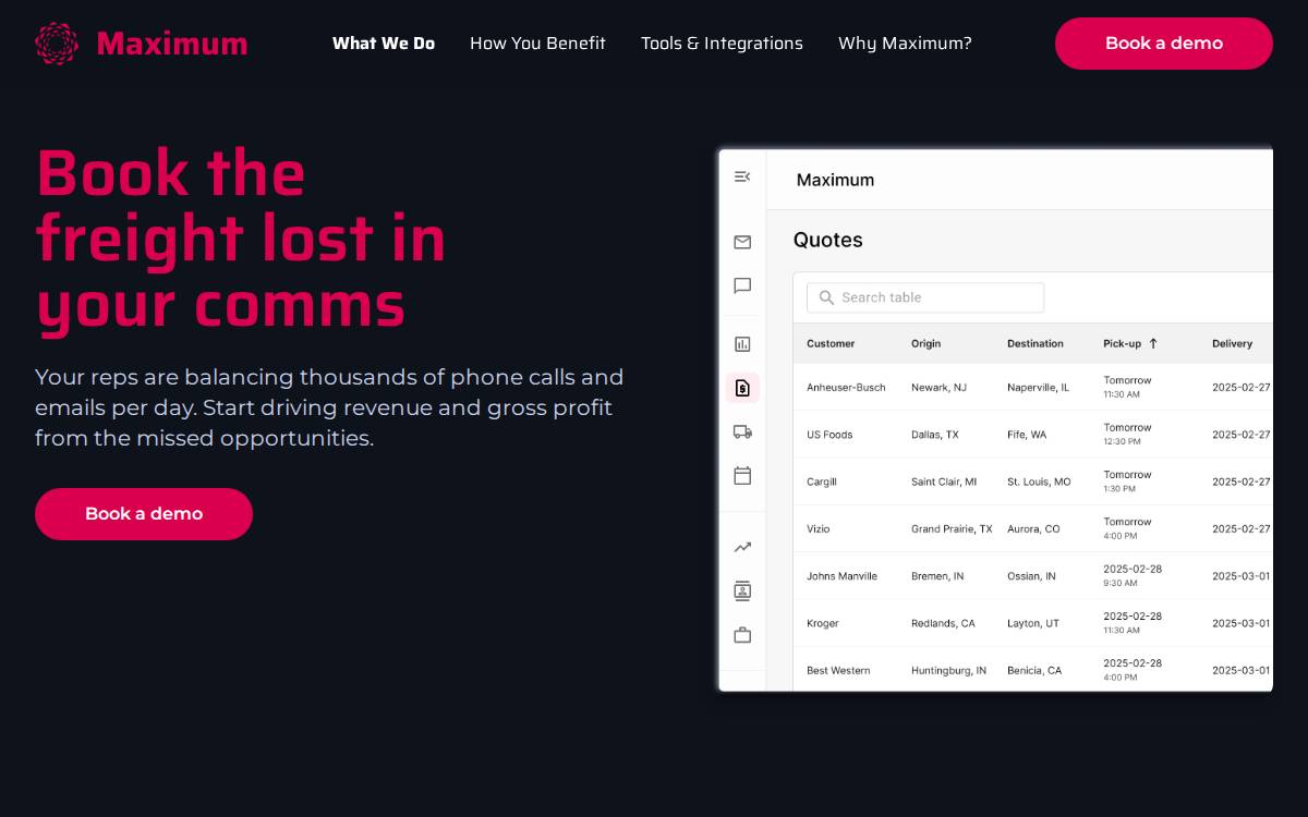 Divinix Labs DBA Maximum website preview