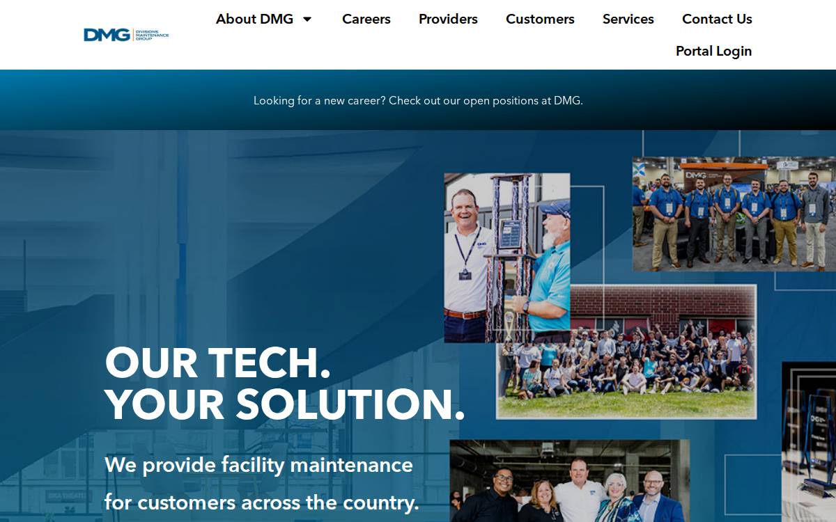 Divisionsmg website preview