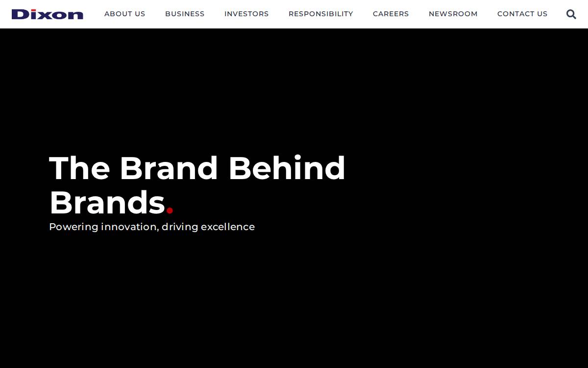 Dixon website preview