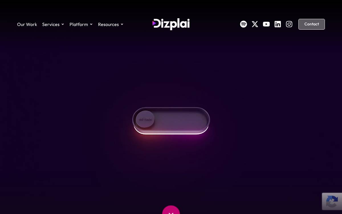 Dizplai website preview