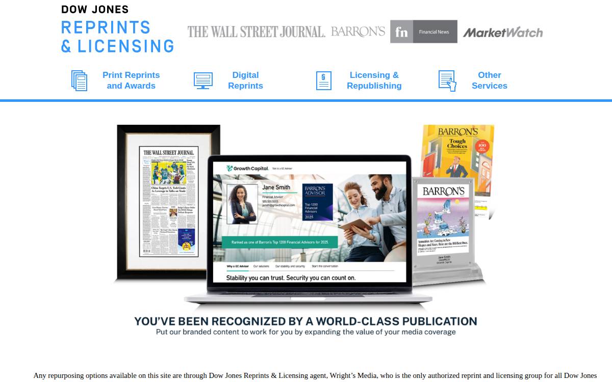Djreprints website preview