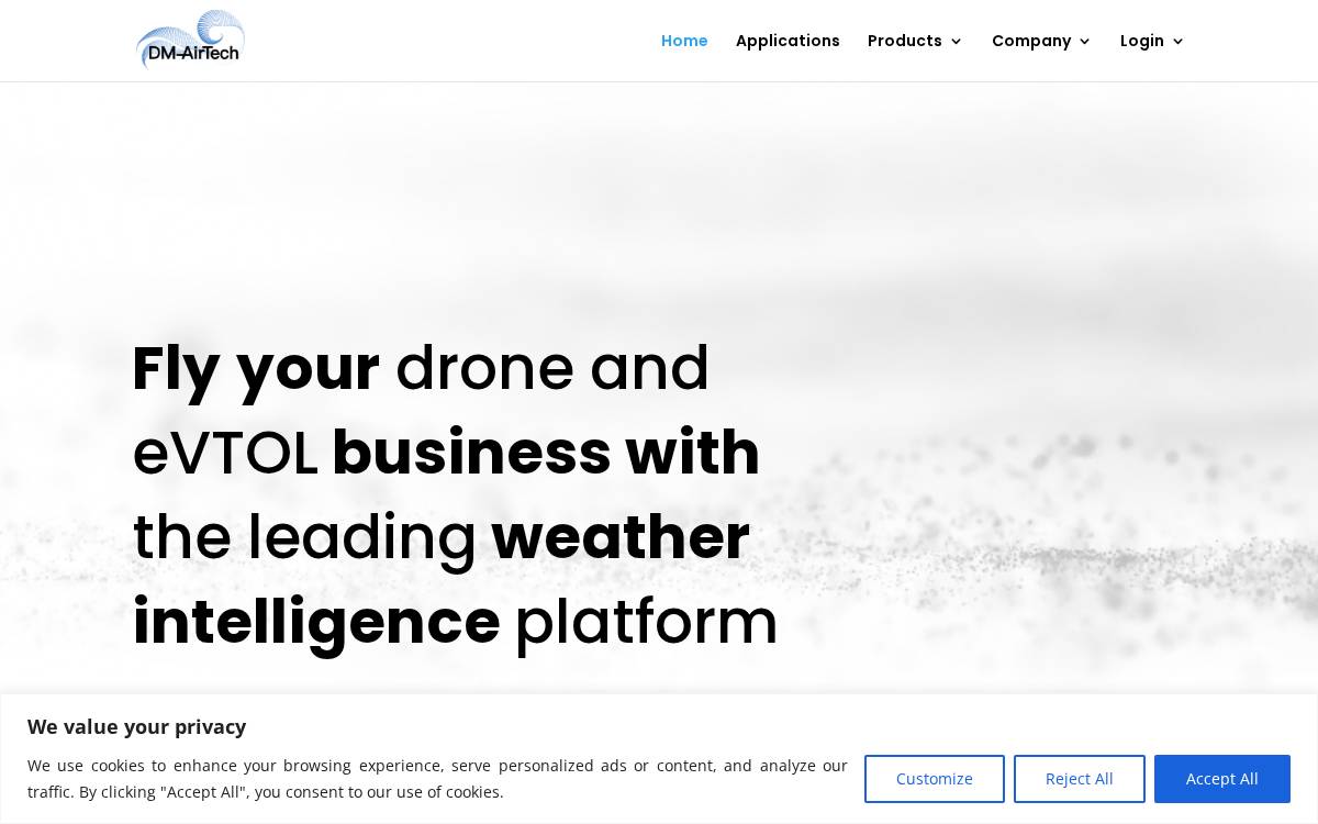 DM-AirTech website preview