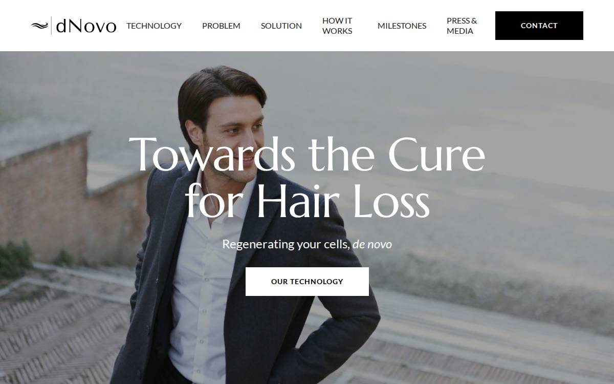 dNovo website preview