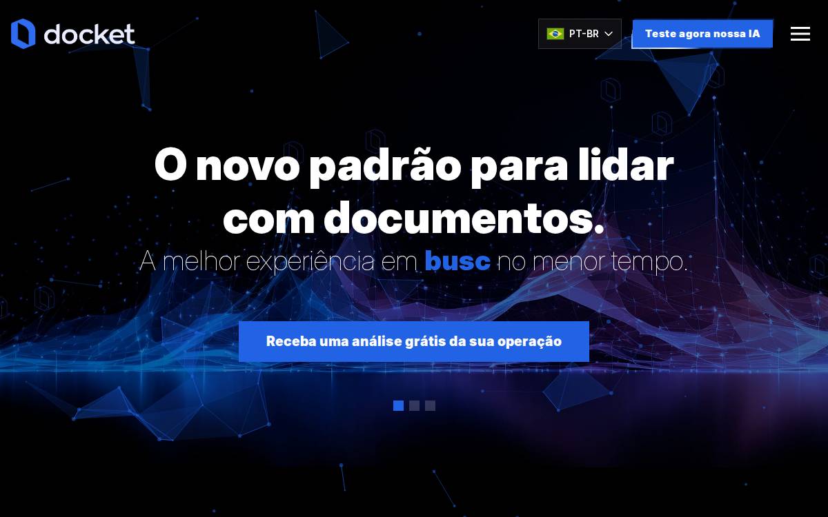 Docket website preview