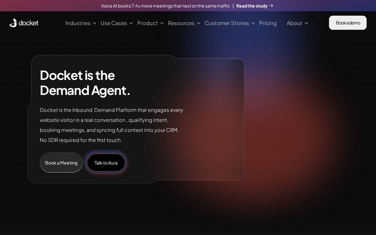 Docketai website preview