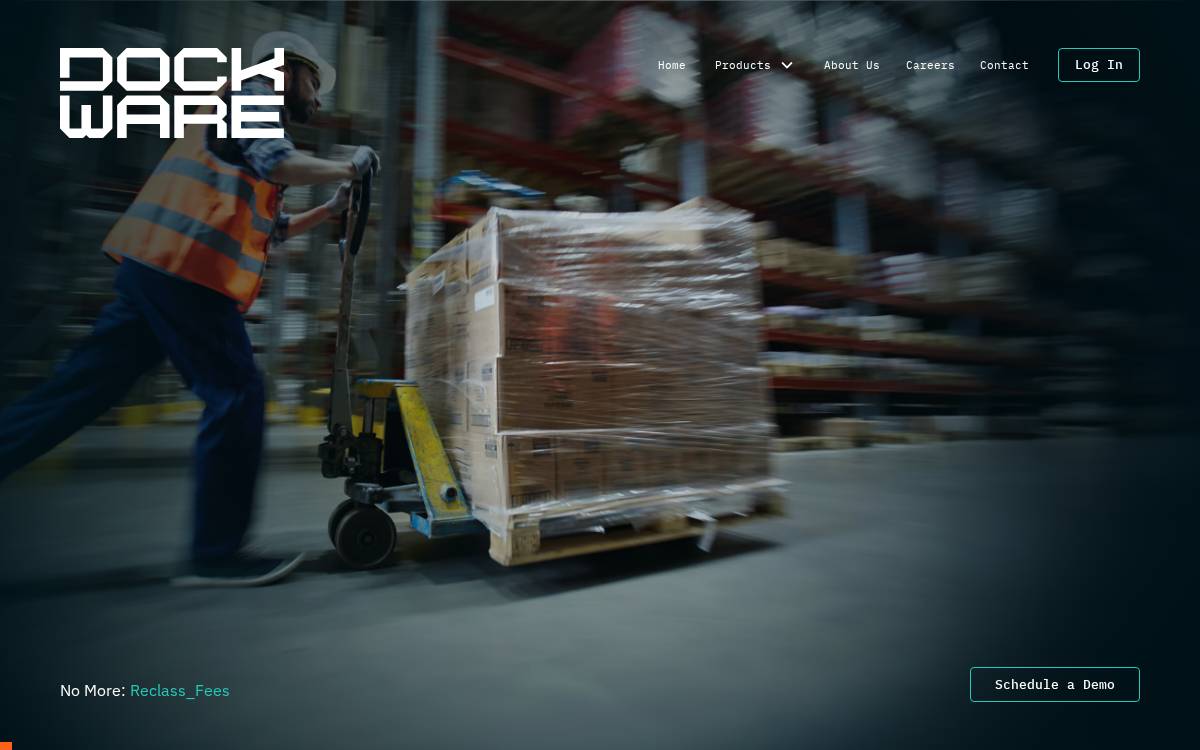 Dockware website preview