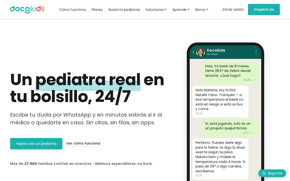 Docokids website preview