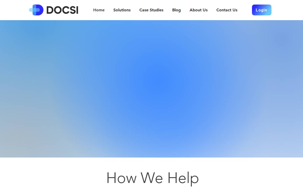 Docsi website preview