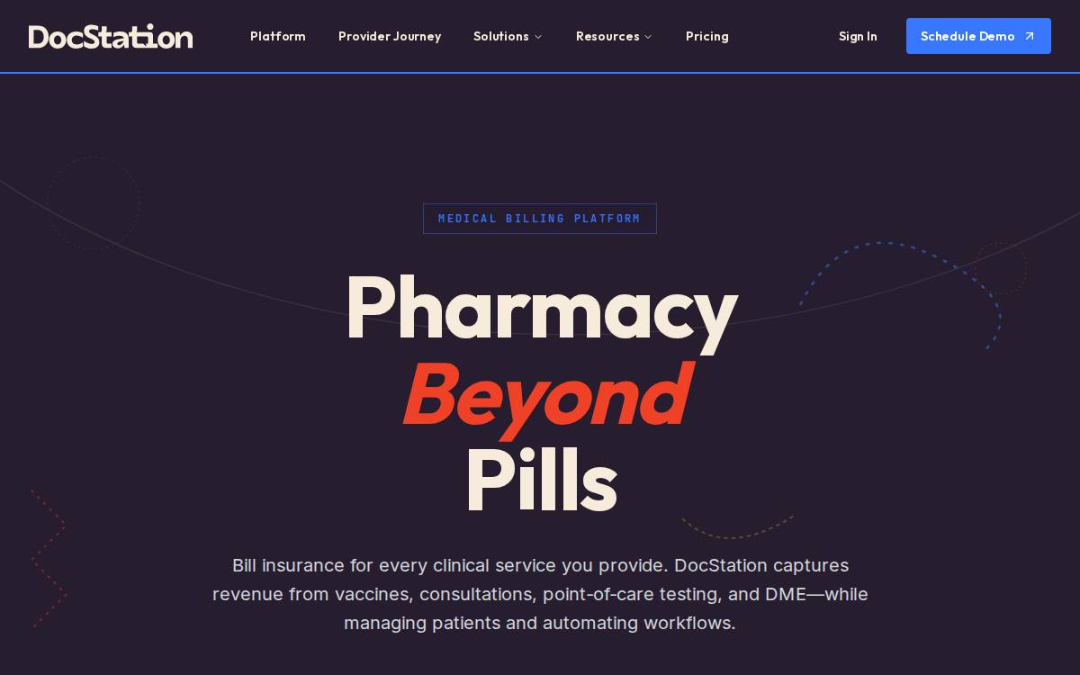 DocStation website preview