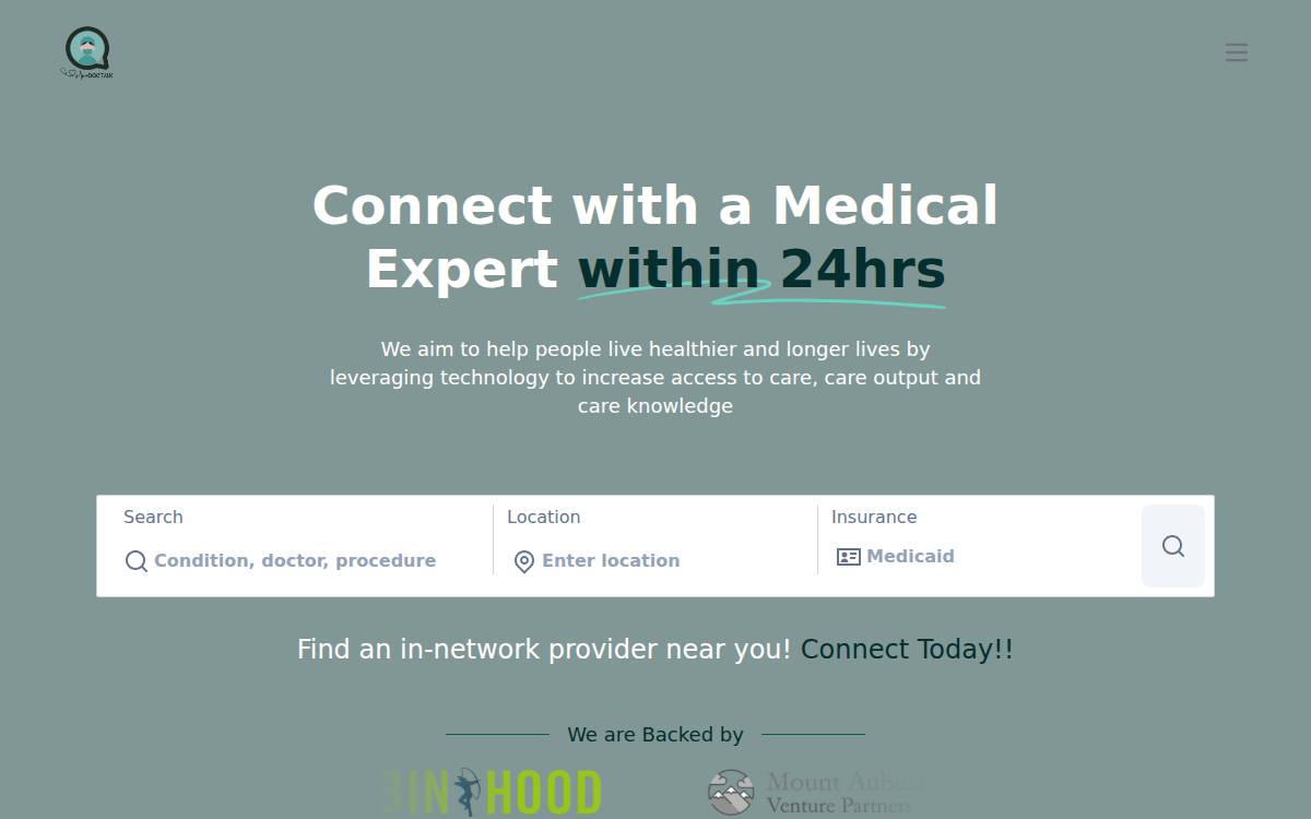 DocTalk website preview