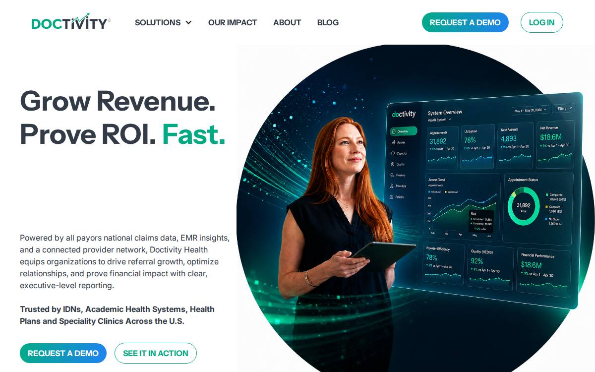 Doctivity website preview