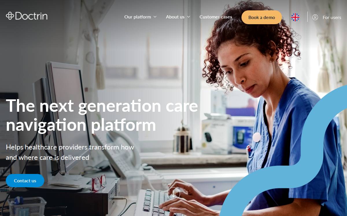 Doctrin website preview