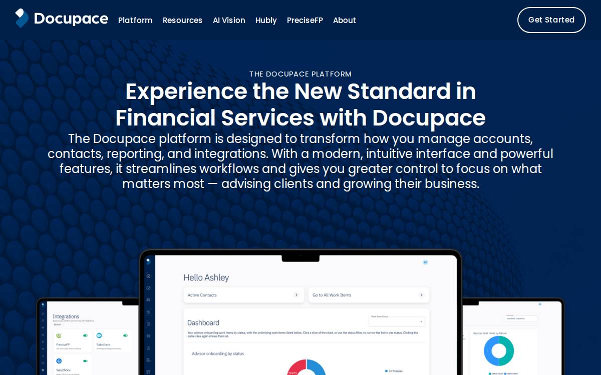 Docupace_ website preview