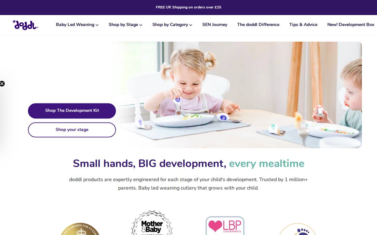 Doddl website preview