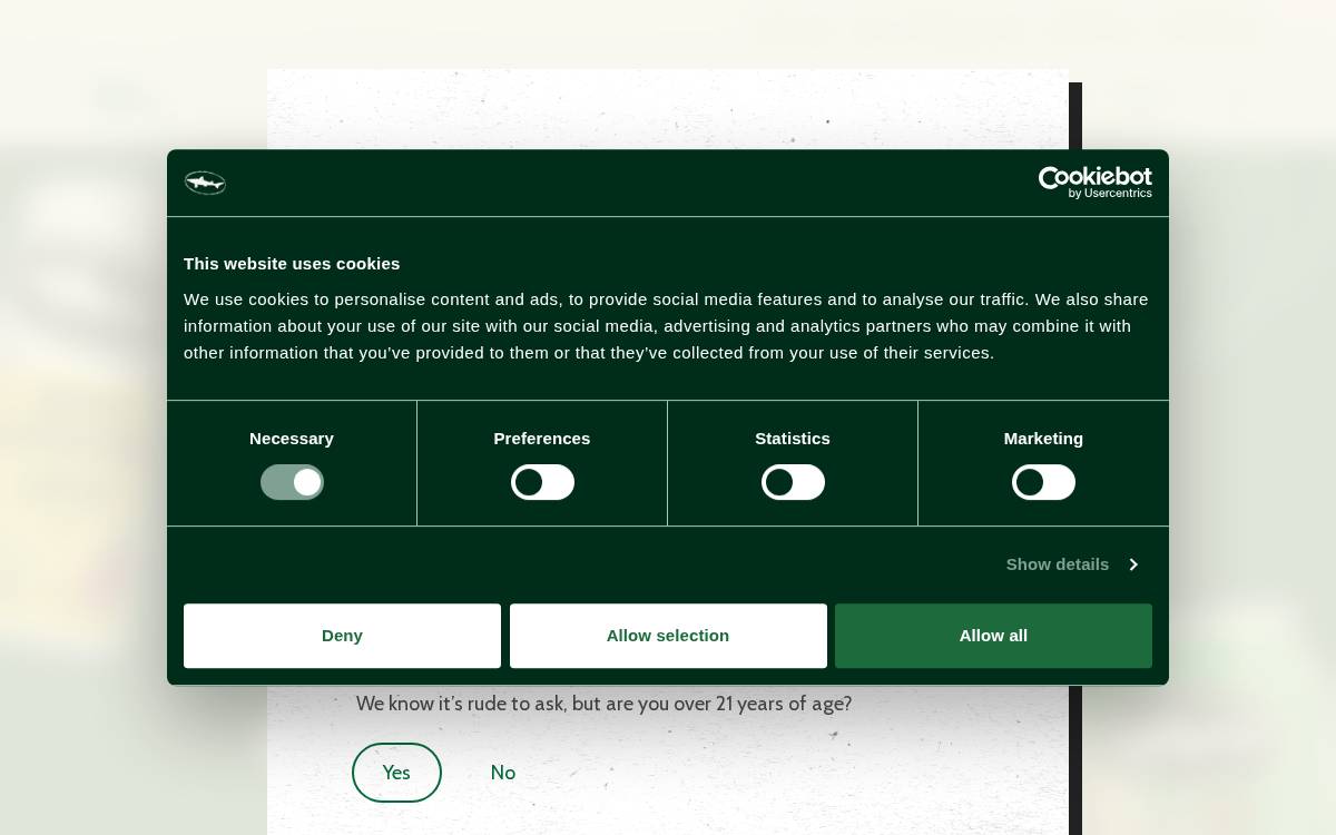 Dogfish Head website preview