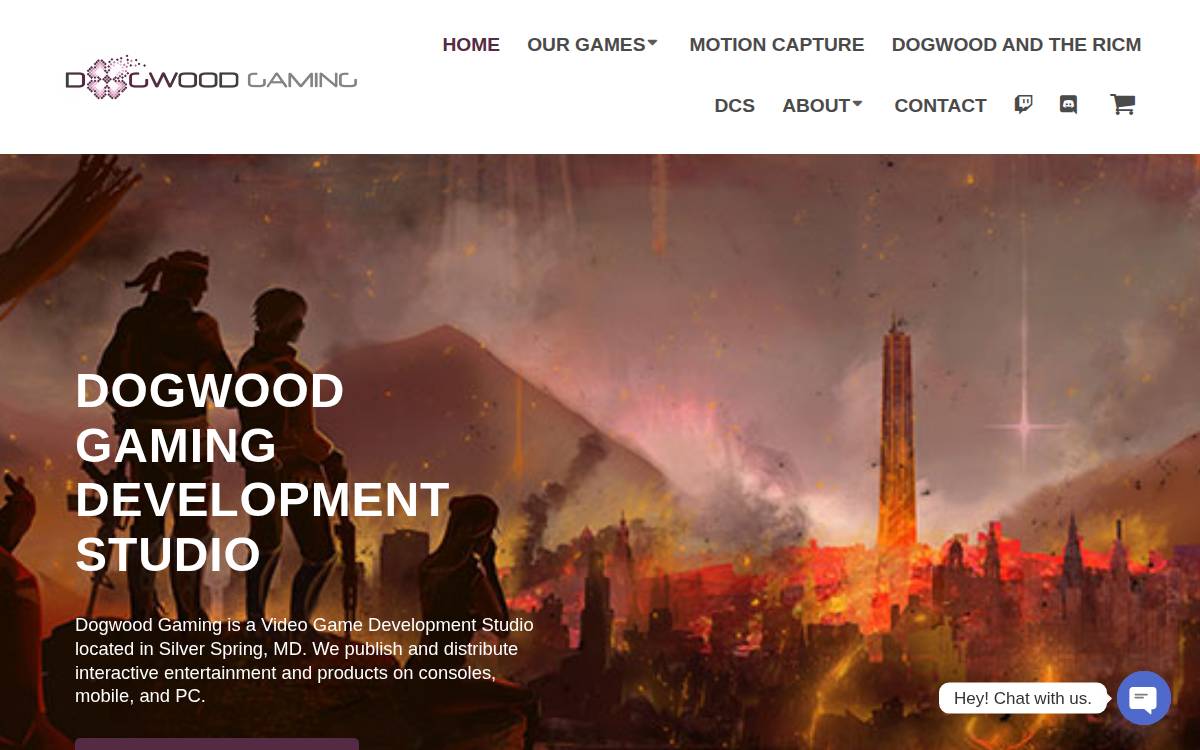 Dogwoodgaming website preview