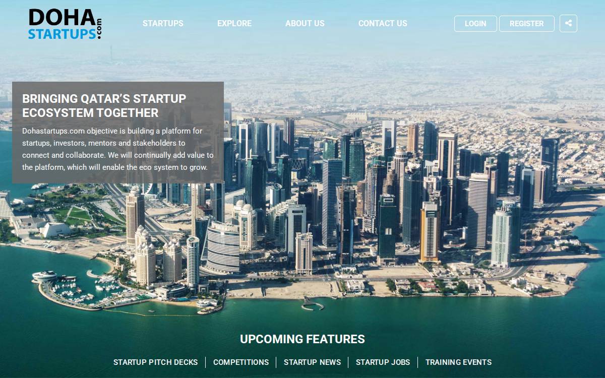 Dohastartups website preview