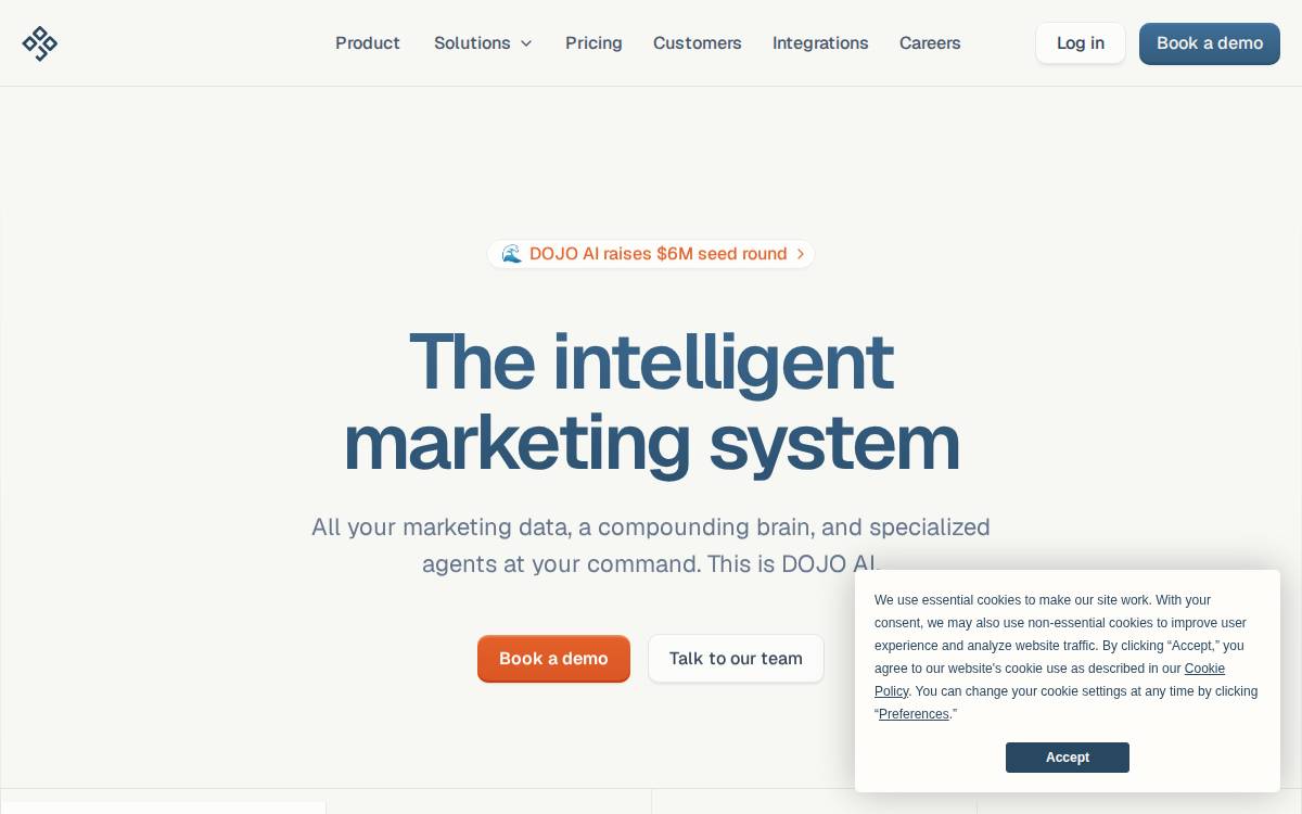 DojoAI website preview