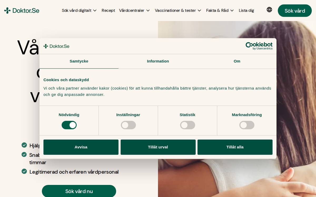 Doktor website preview