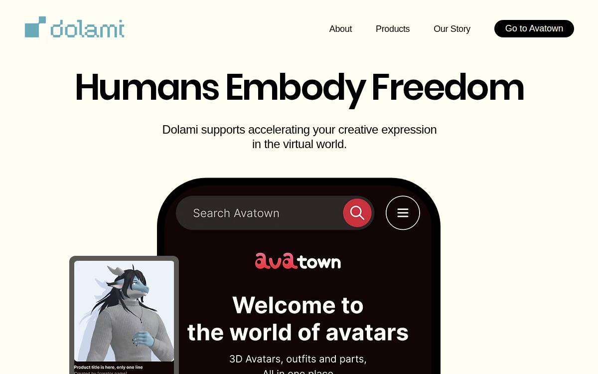 dolami website preview