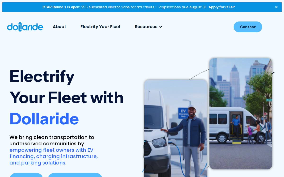 Dollaride website preview