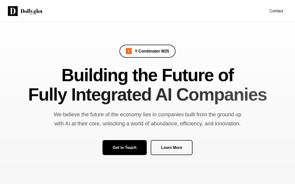 Dollyglot website preview