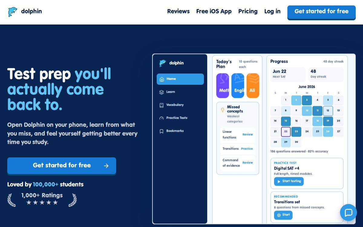 Dolphin website preview