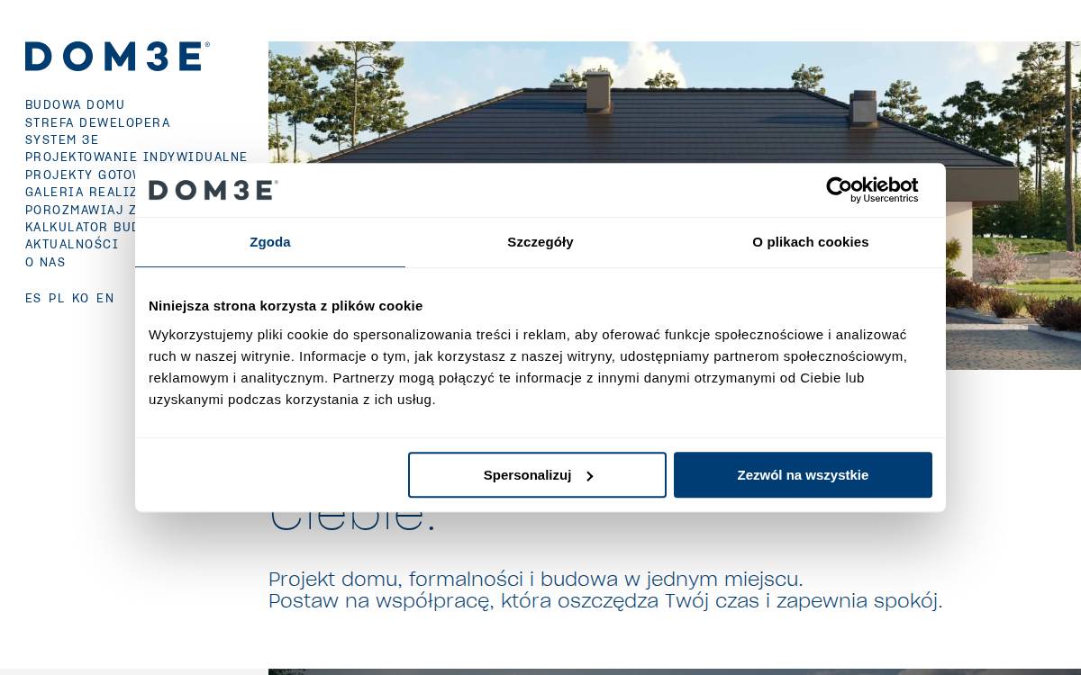 DOM 3E website preview