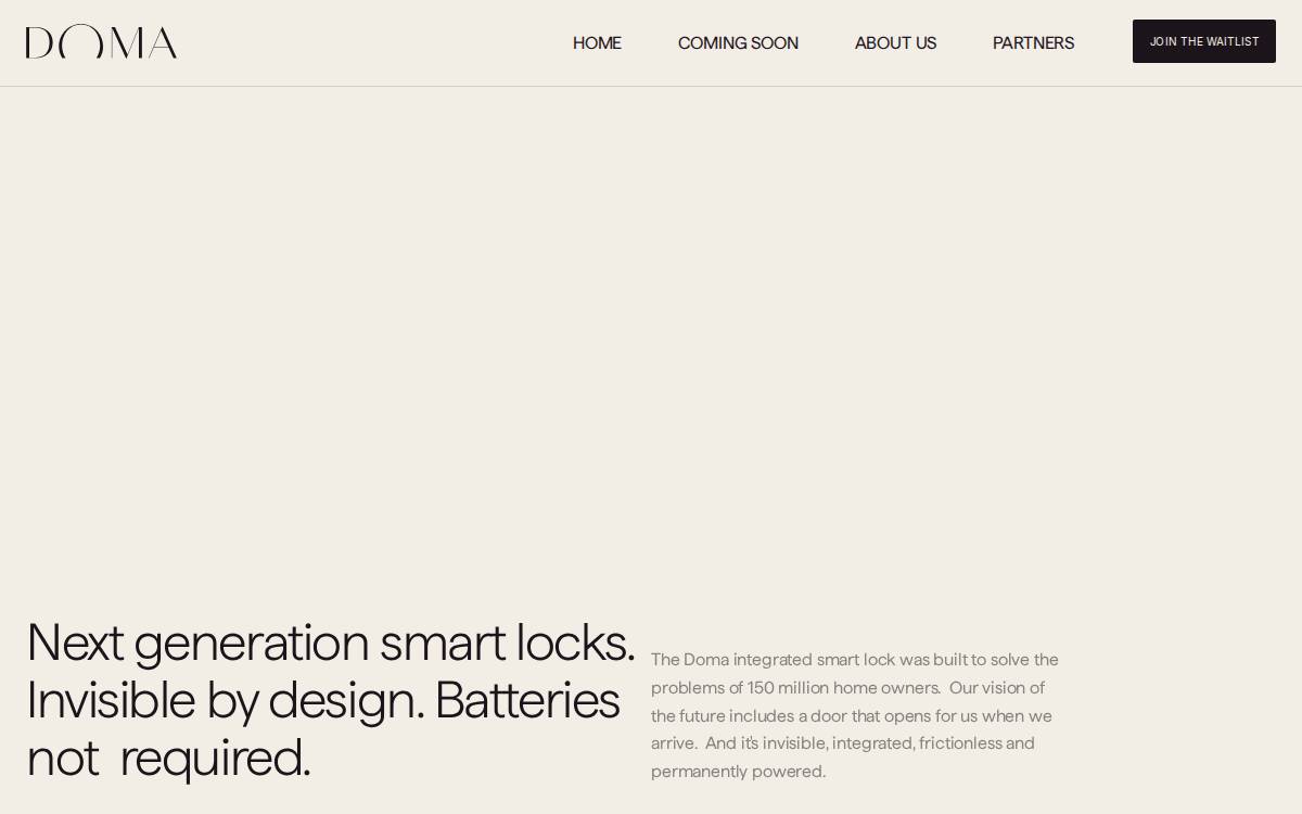 Doma website preview