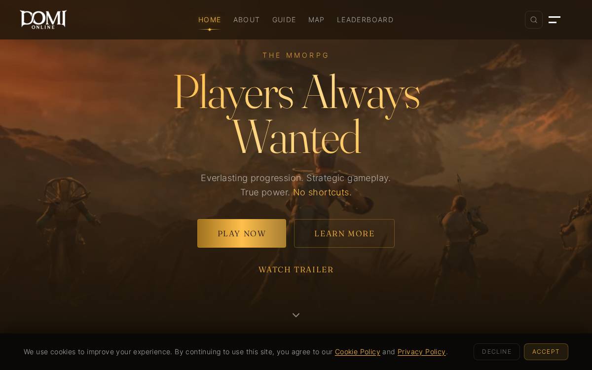 Domi website preview