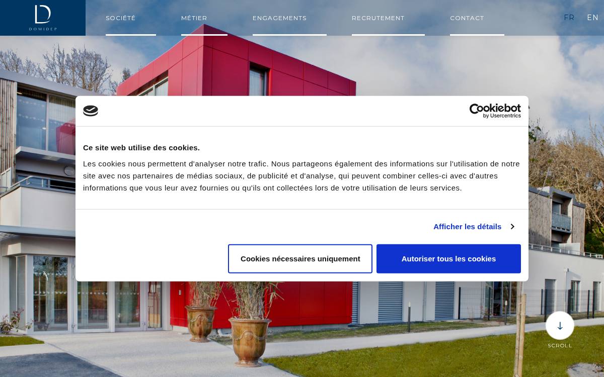 Domidep website preview