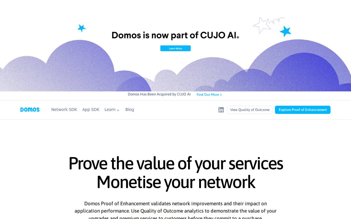Domos website preview