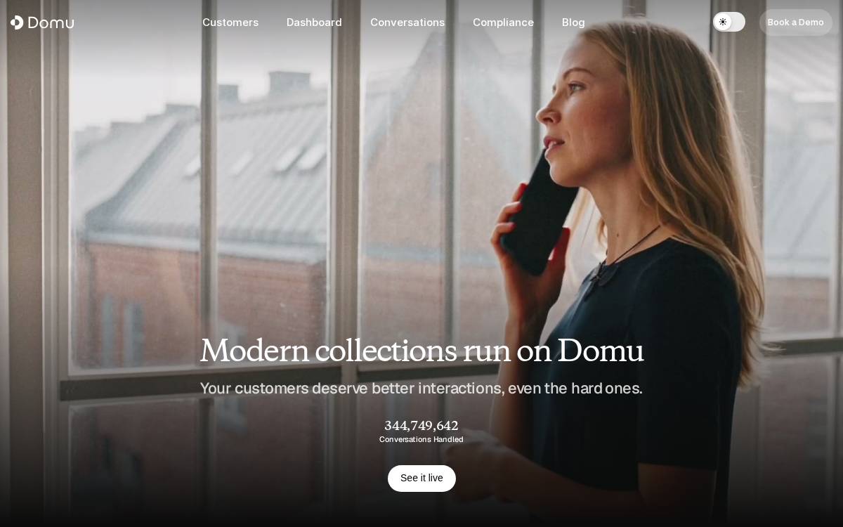 Domu Technology Inc. website preview