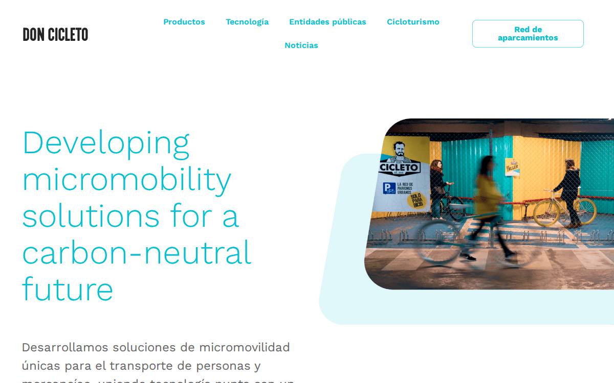 Don Cicleto website preview