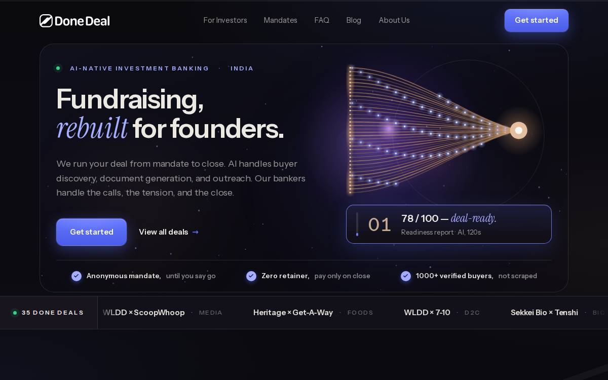 Done Deal website preview