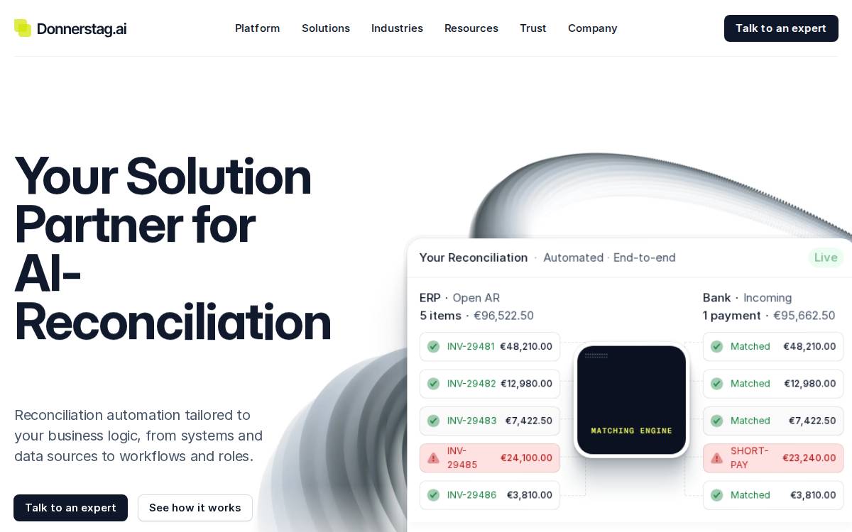 Donnerstag website preview