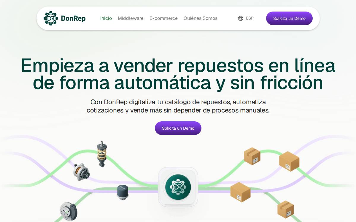 DonRep website preview