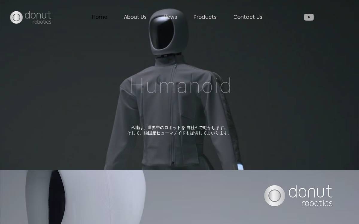 Donut Robotics website preview