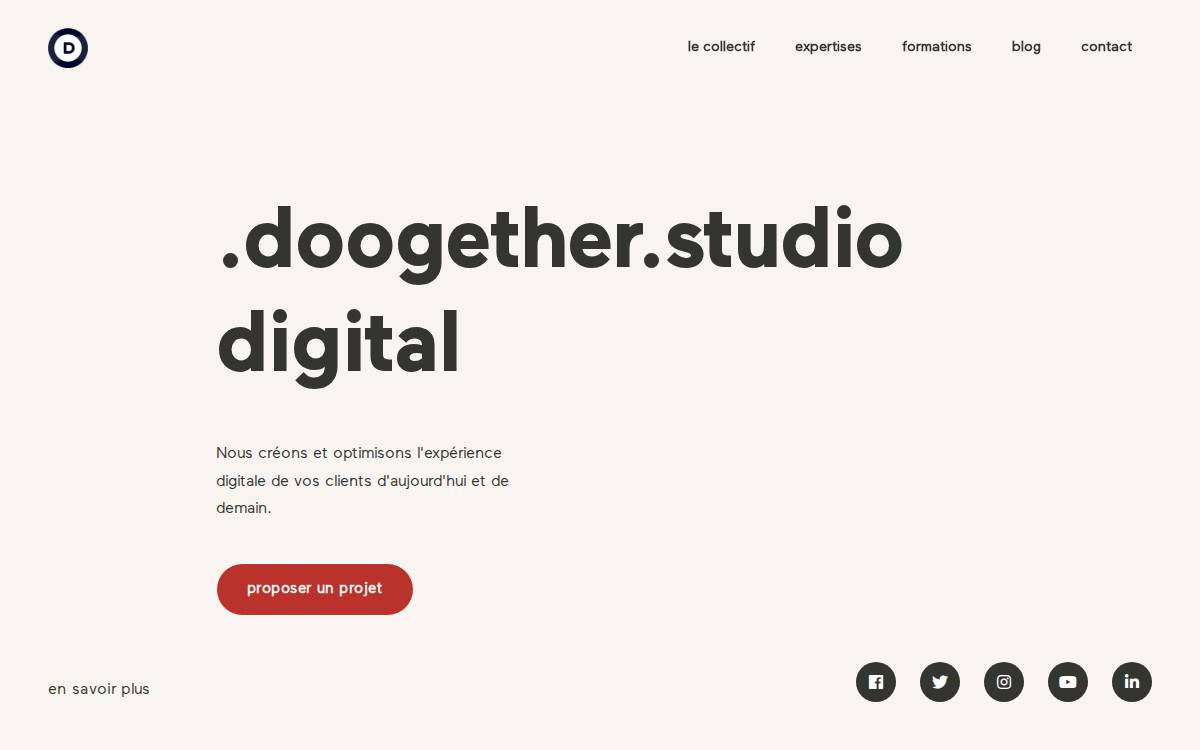 Doogether website preview
