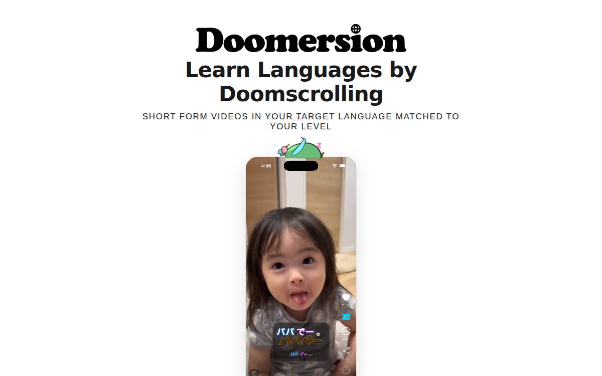 Doomersion website preview