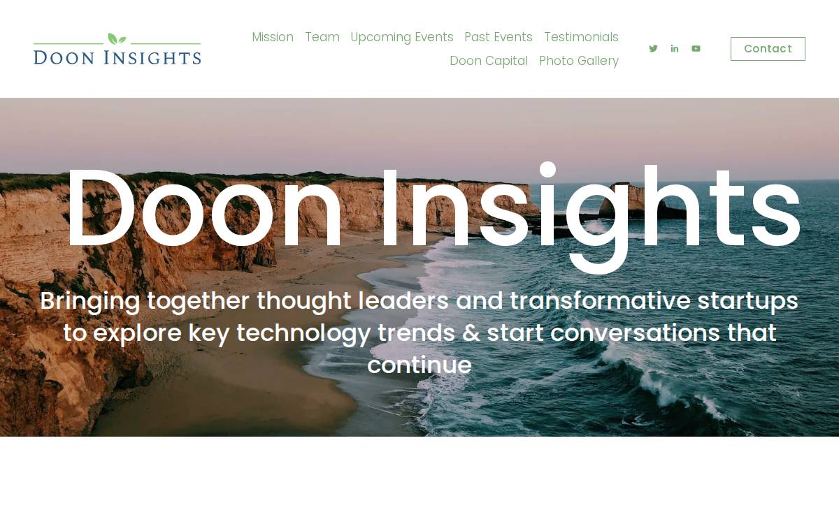 Dooninsights website preview