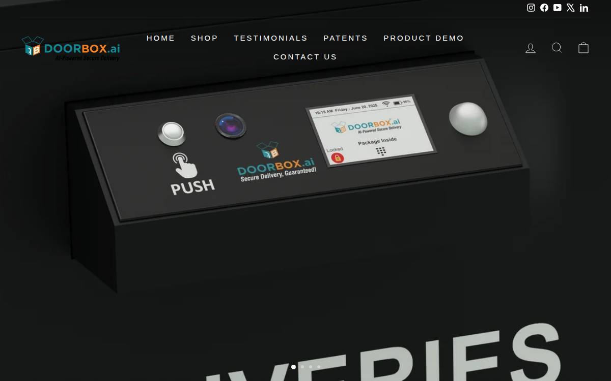 Doorbox website preview