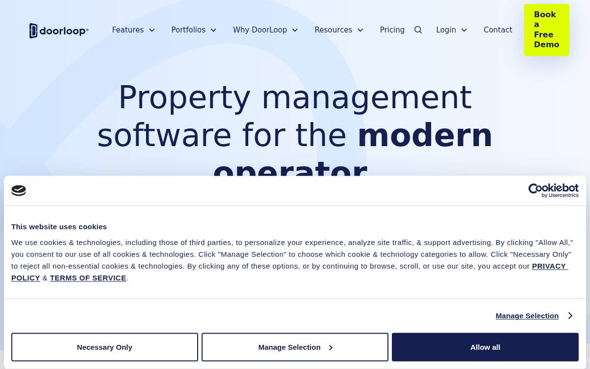 Doorloop website preview