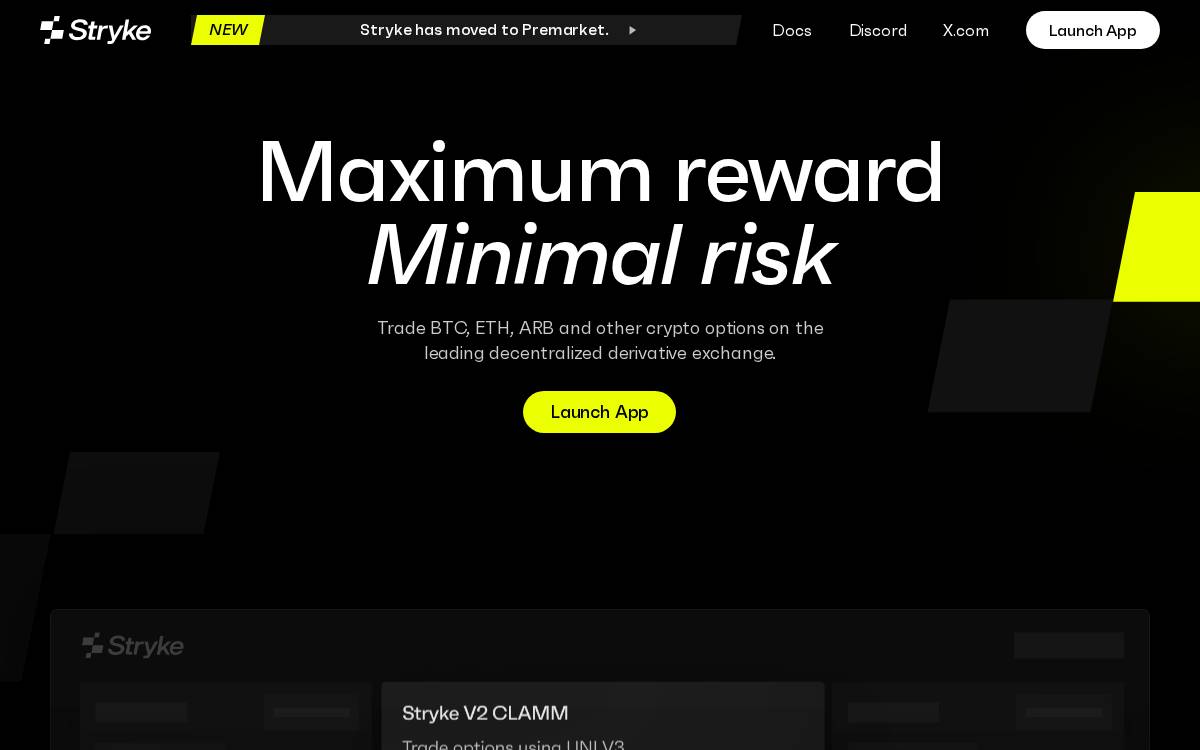 Dopex website preview