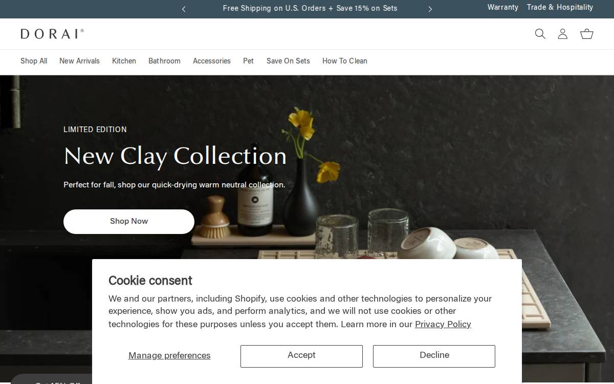 Dorai Home website preview